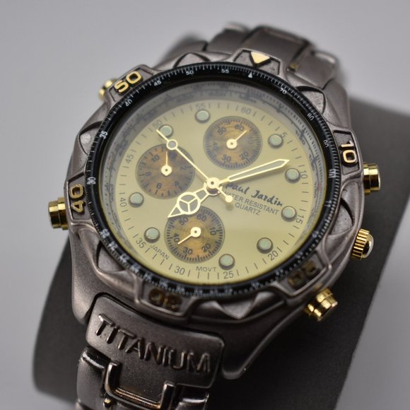 Paul Jardin Men Titanium Chronograph Watch - Picture 2 of 10